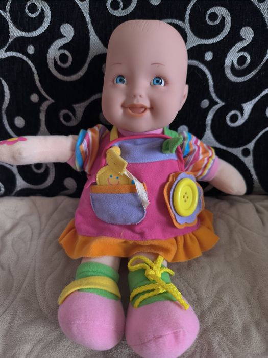 Кукла лялька Застежки застібки бизиборд одежка одежда