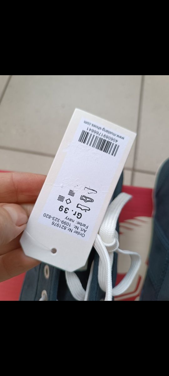 Nowe trampki Mustang tenisówki 39 buty sportowe Sneakersy