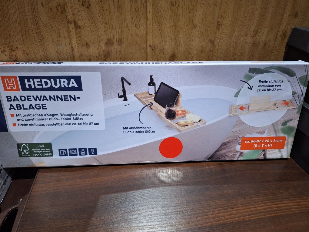 Bambusowa Deska Do Wanny Na Wino Tablet Święczkę