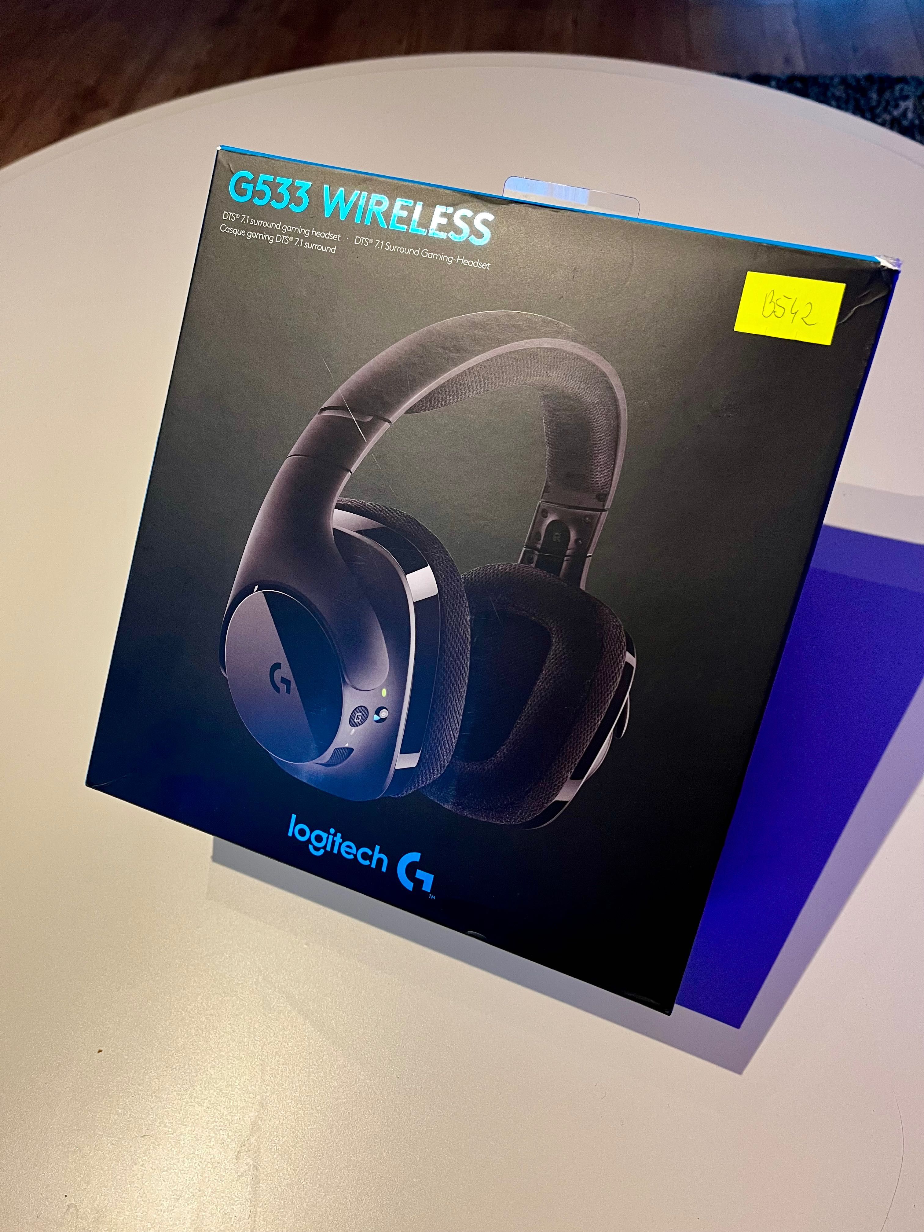 Słuchawki gamingowe Logitech G533 Wireless mikrofon