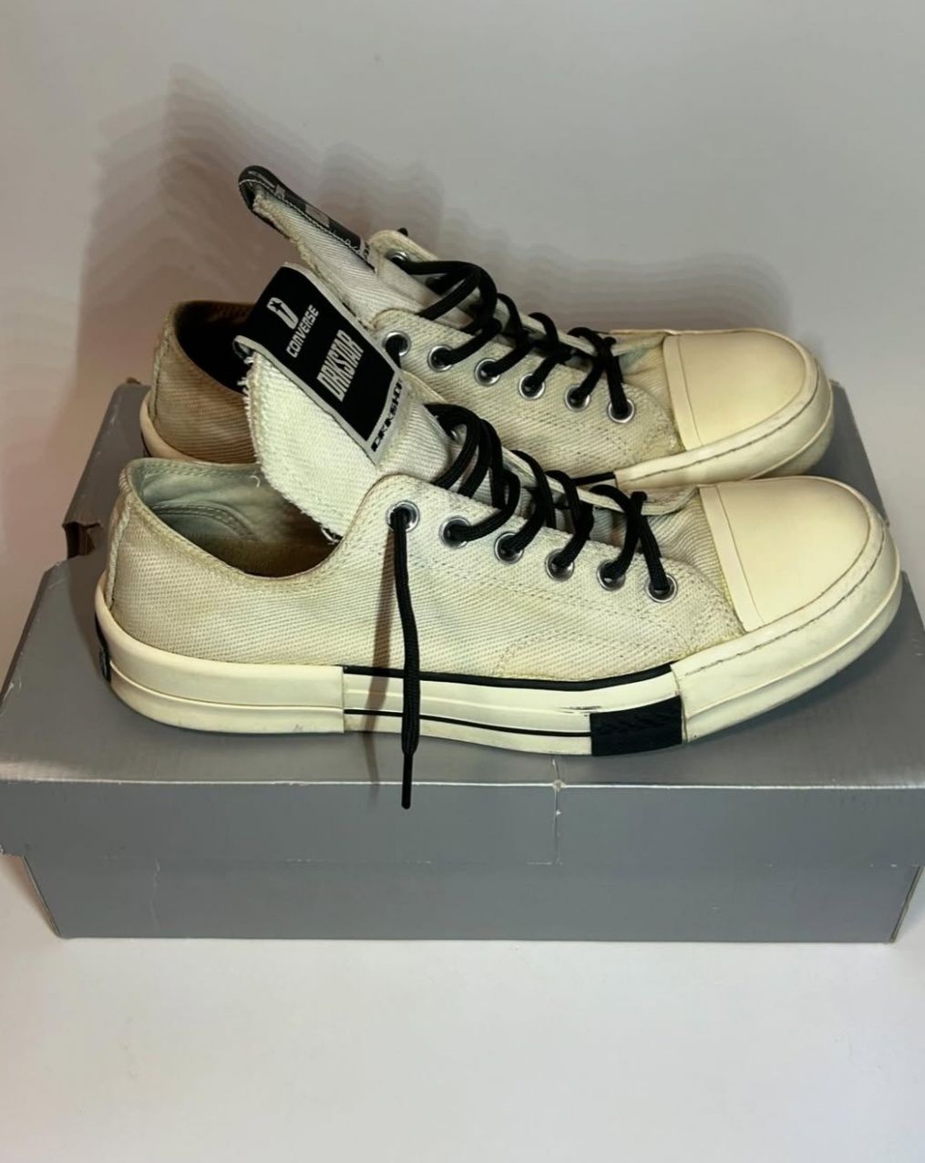Кеди Rick Owens x Converse DRKSTAR