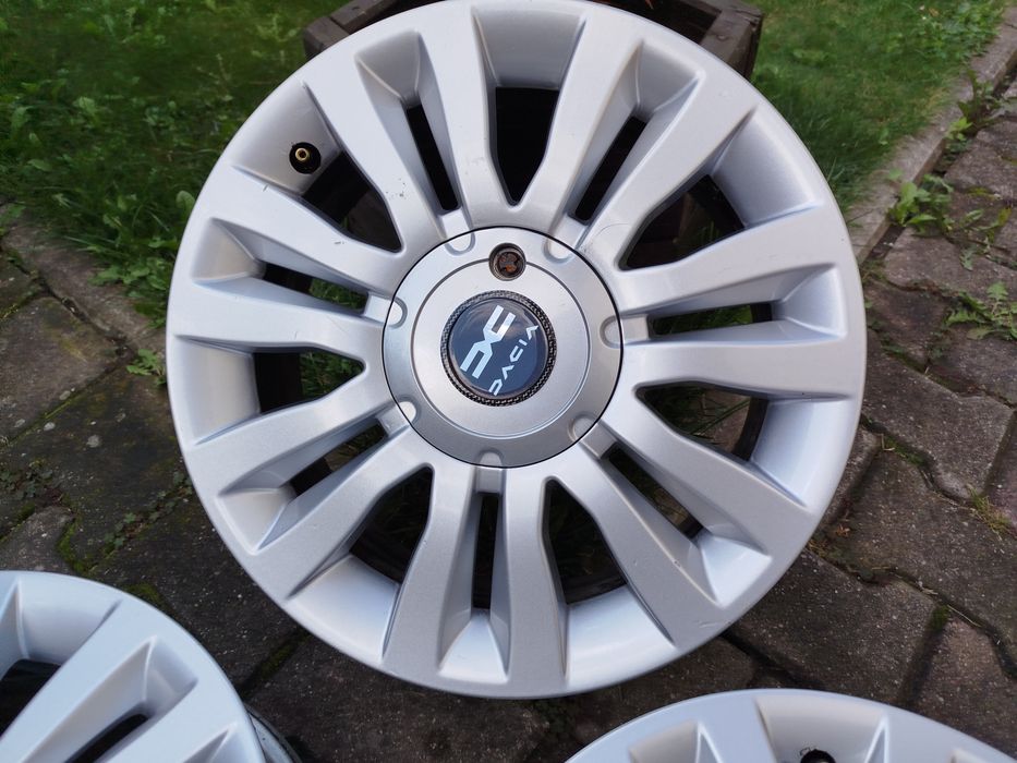 Felgi aluminiowe 4x100 Dacia 15 Sandero Logan Dokker Lodgy Stepway alu