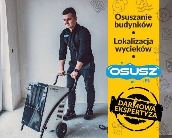 WYNAJEM Osuszacz budowlany, pochłaniacz wilgoci, osuszanie Tanio!