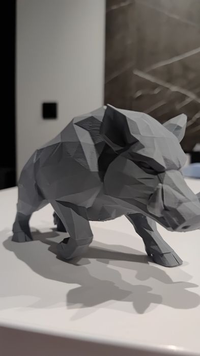 Dzik figurka  wydruk 3d Figura