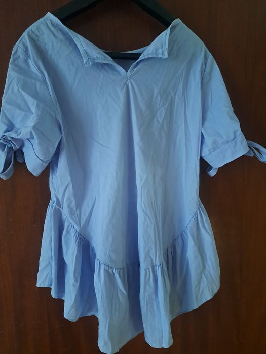 Jak nowa blekitna bluzka Made in Italy butik rozm.S/M