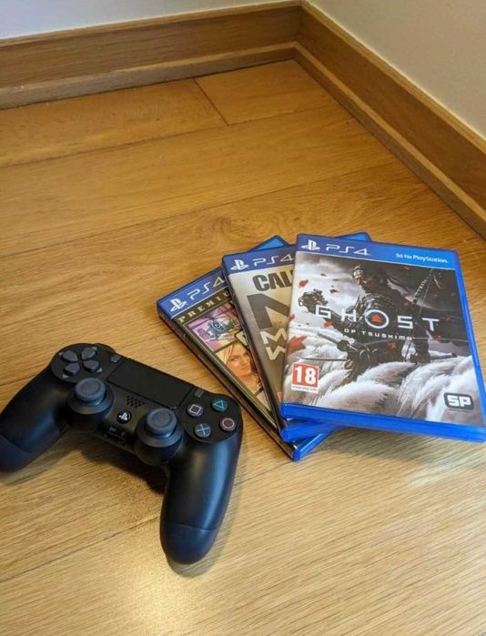 Ps4 + Jogos inclui fones