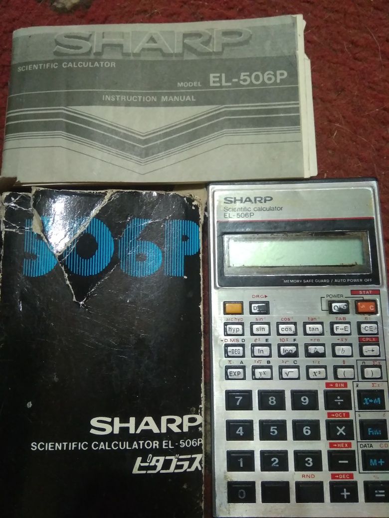 05 апреля 2021 г.

Калькулятор "SHARP" EL-506P, scientific calculator