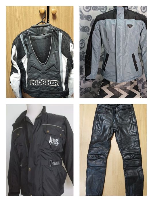 Мототкуртка черная, мотоэкиппировка,мотозащита,мотозахист,байкер,штаны