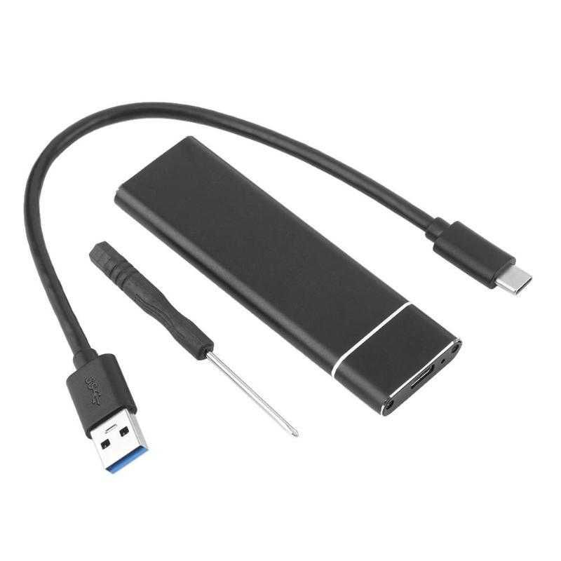 внешний карман M.2 NVMe USB 3.1, алюминий, скорость до 10gbps