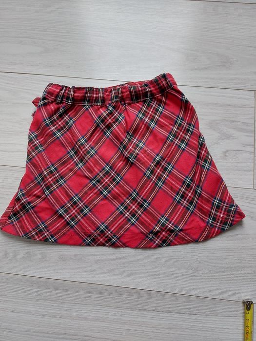Spódnica 122 czerwona krata