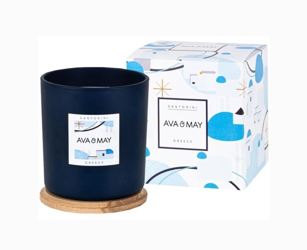 Świeca zapachowa 500g Ava & May - SANTORINI
