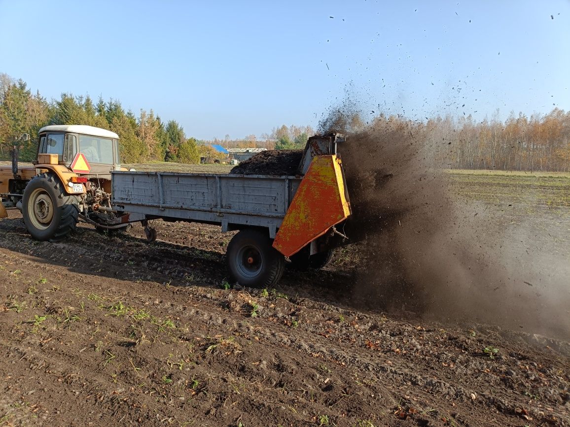 Naturalny nawóz kompost nie wapno przesiewany transport wywrotką 25m3!