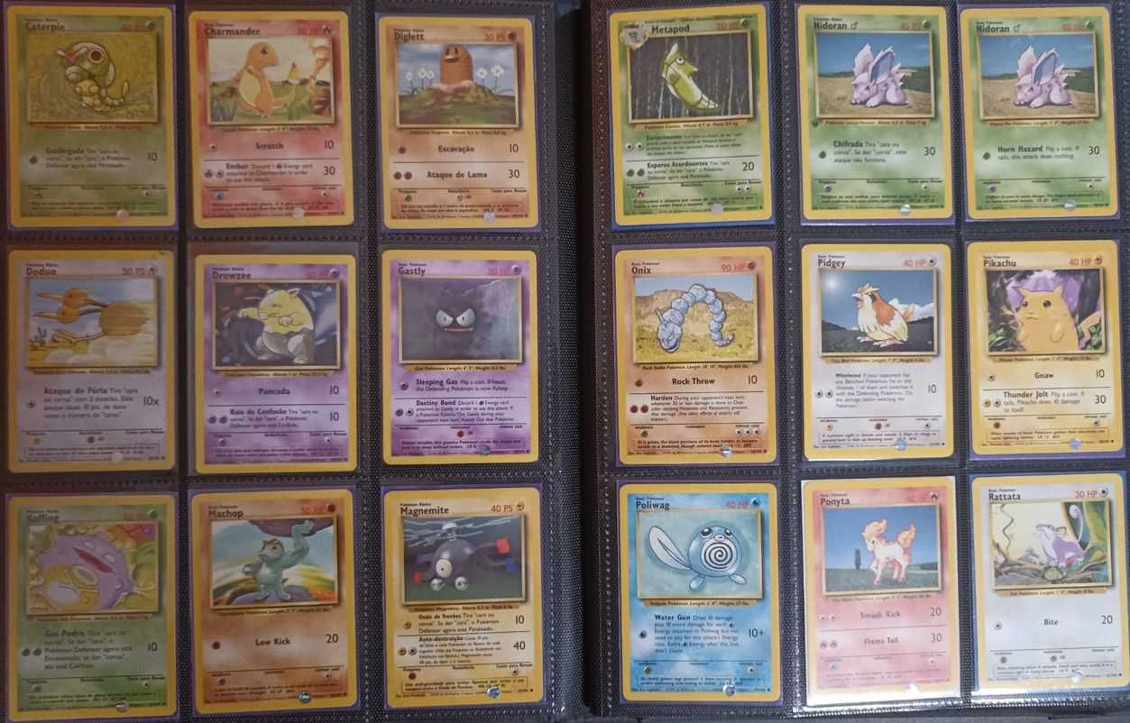 Cartas de Pokémon Base Set [ COLEÇÃO COMPLETA ]