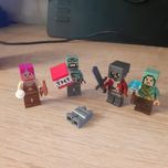Lego Minecraft minifigurki skin pack