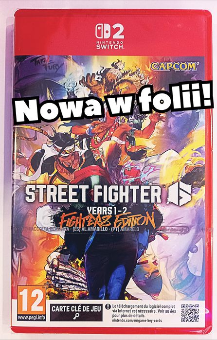 Gra Street Fighter VI 6 PL years 1-2 na Nintendo Switch 2 /Nówka!
