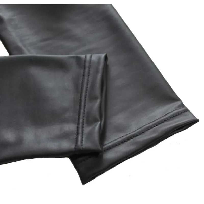 S-5XL EKO SKÓRA Spodnie legginsy skajki CZARNE Tu kupujesz L/XL