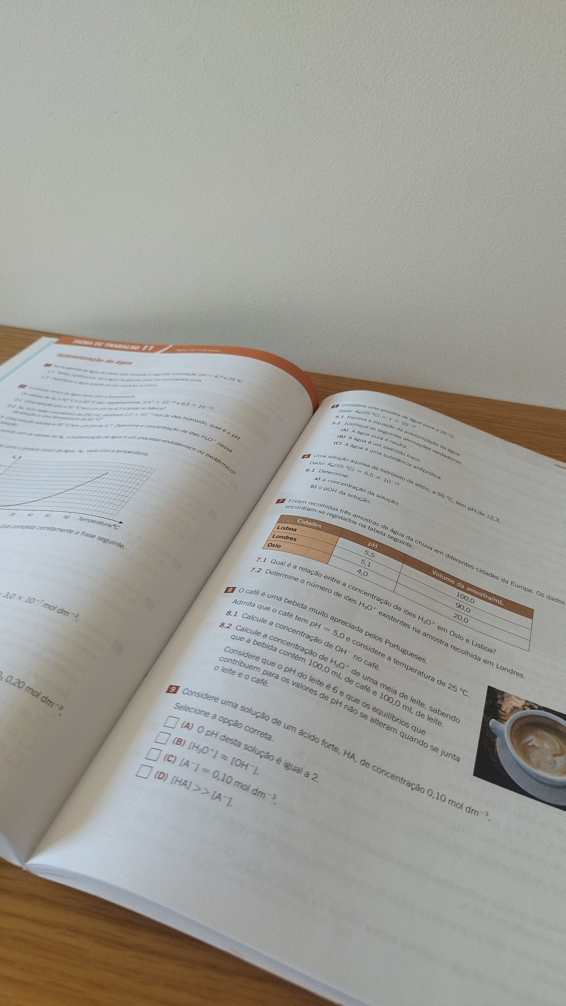 Cadernos de preparação para exame de Físico-Química (11°)