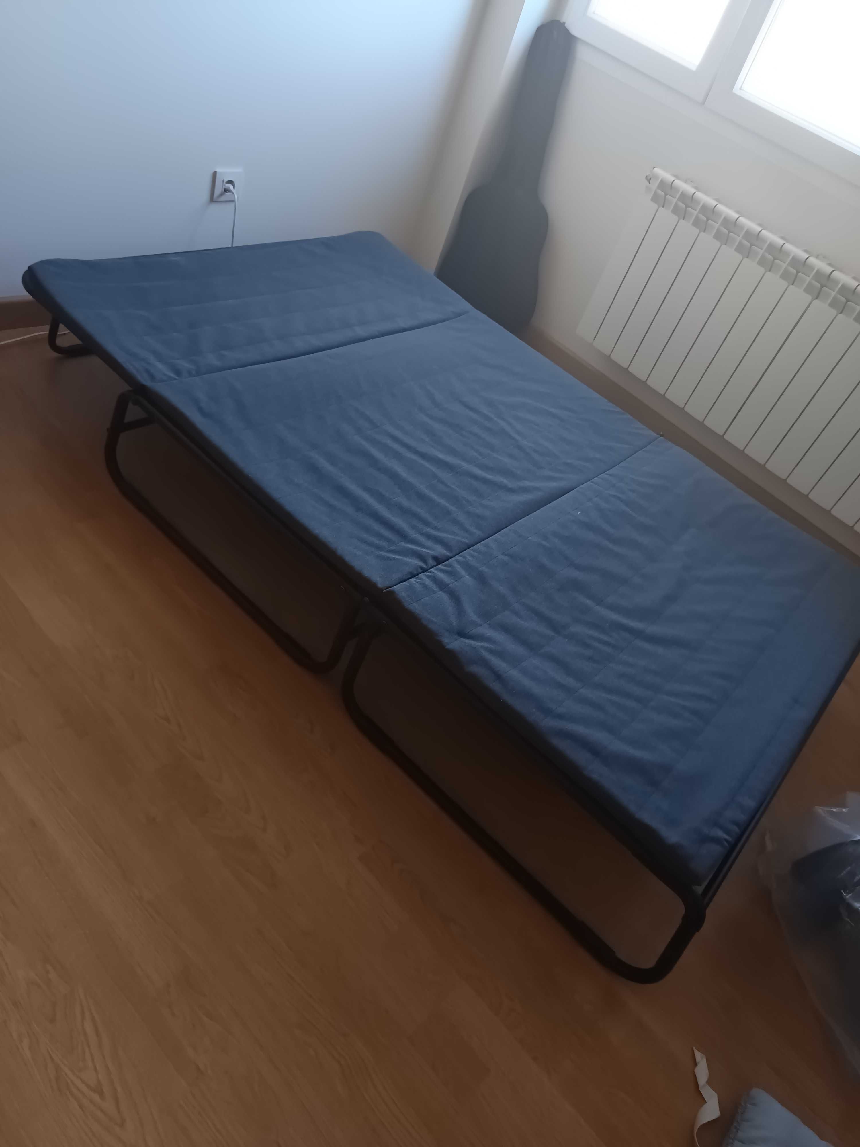 Sofá cama desdobrável portátil com colchão adicional