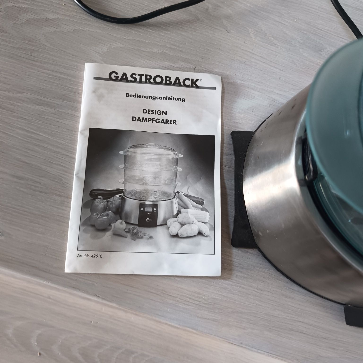 Parowar gastroback gotowanie na parze