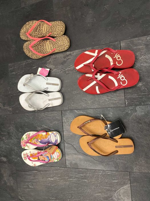 5 пар женских вьетнамок из Италии и Бразилии