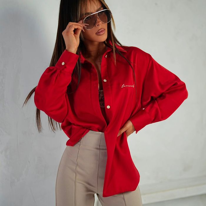 Koszula La Manuel ELEGANT czekoladowa UNI czarna czerwona beżowa