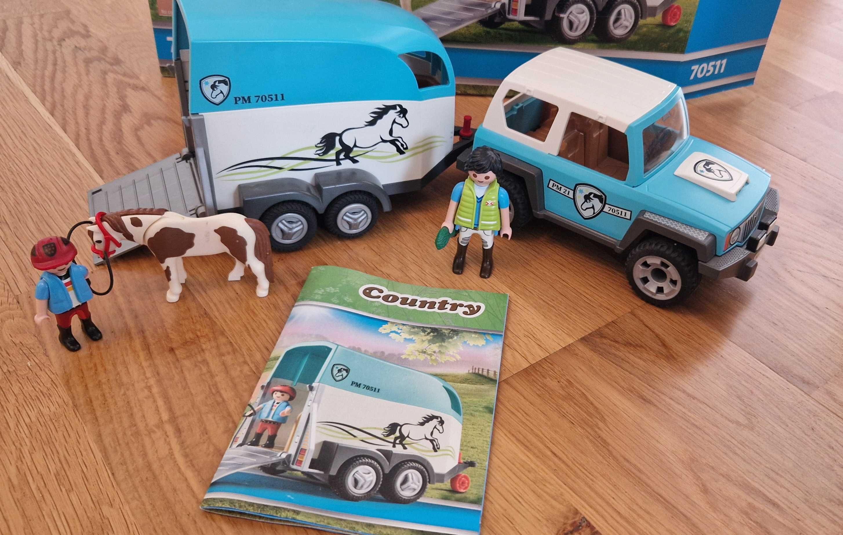 Playmobil Country 70511 Samochód z przyczepą dla kucyka