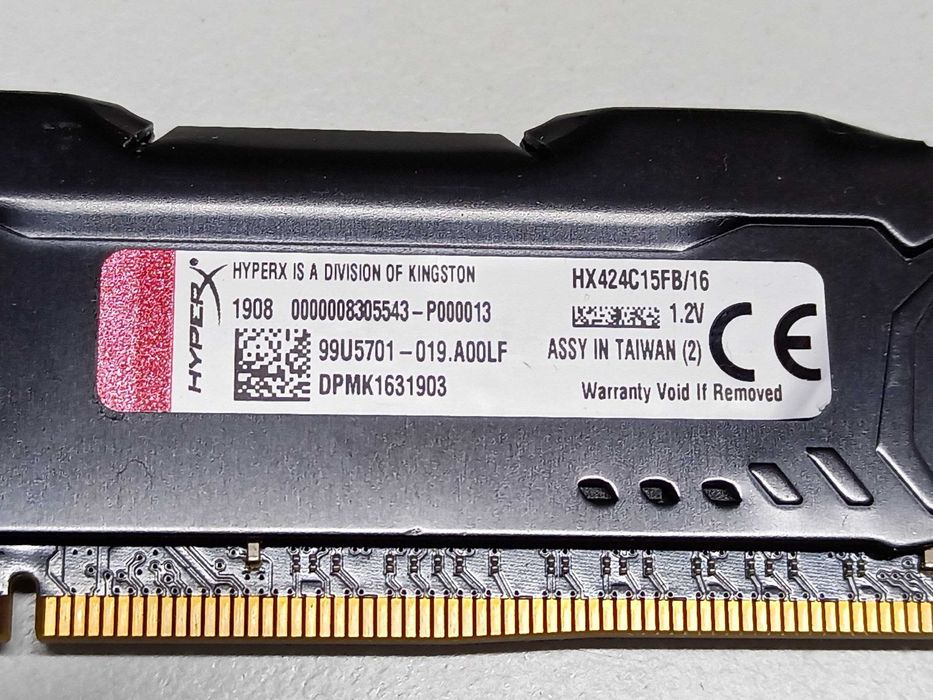 16Gb 2400MHz DDR4 Kingston PC4 . Для компьютера