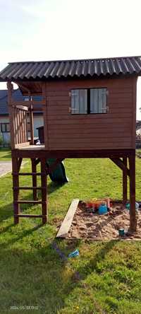 Domek drewniany ogrodowy dla dzieci