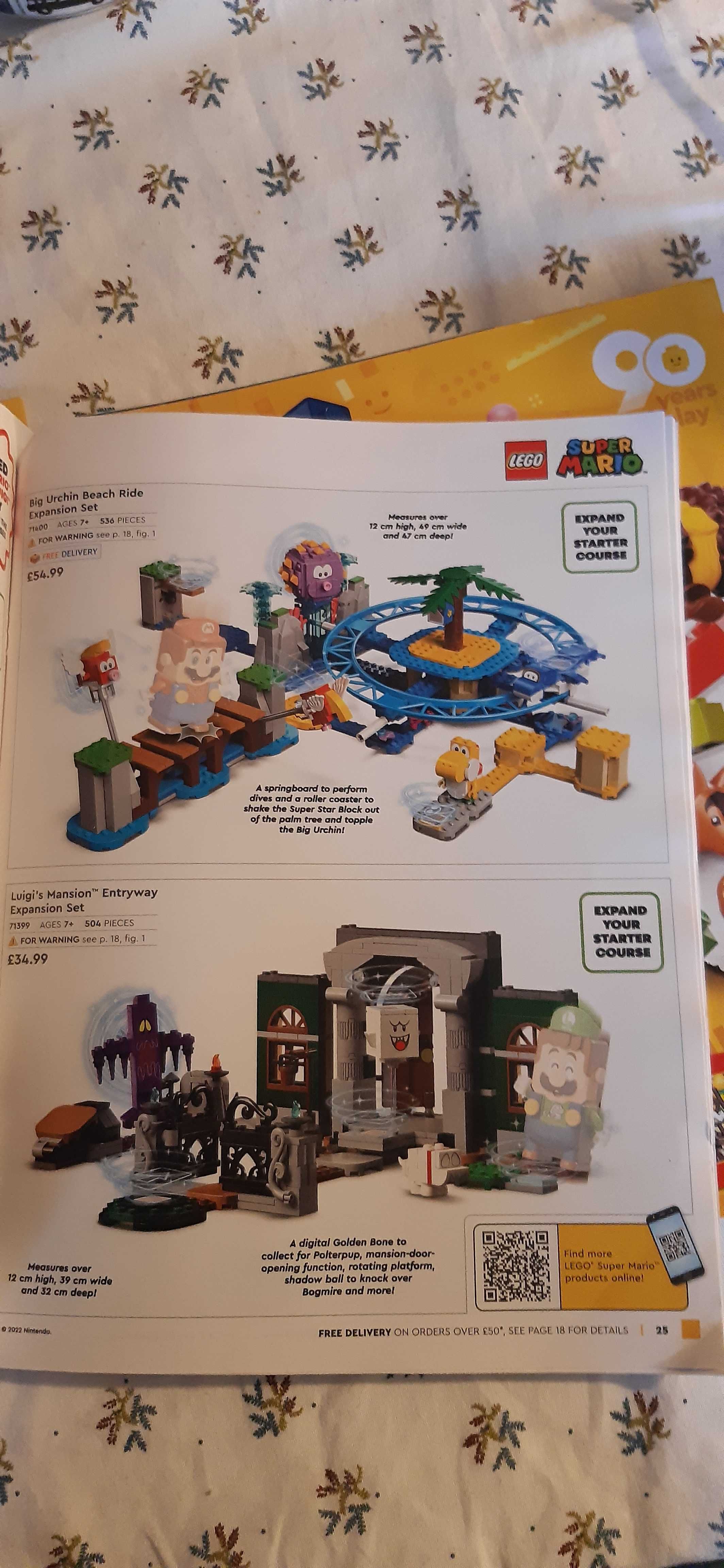 zestaw dla kolekcjonerów gazetka i katalog 90 lat lego z Anglii