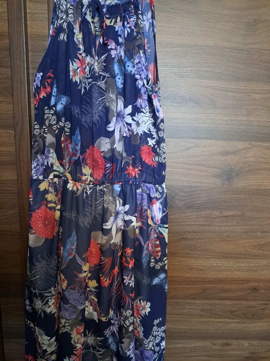 Suknia sukienka maxi wesele chrzest 40 42 L XL