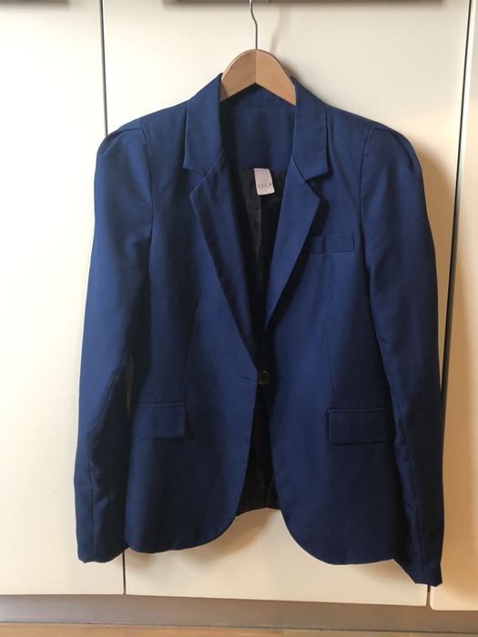 Granatowy żakiet S 36 Vila