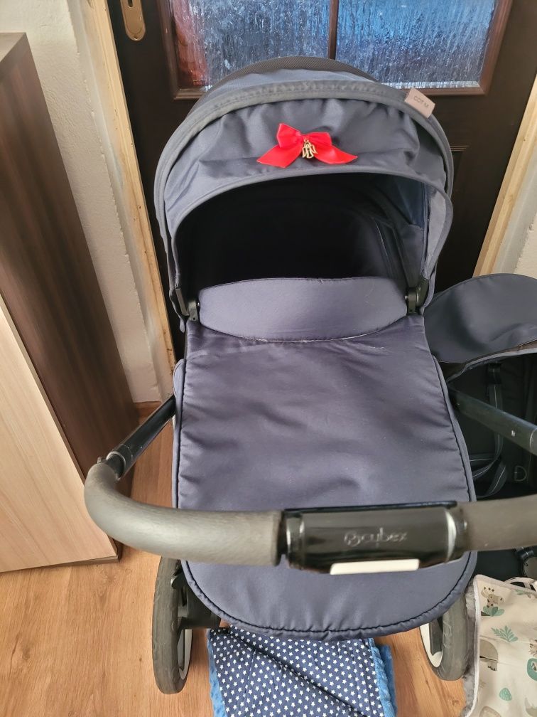 Wozek 2w1 cybex plus dodatki