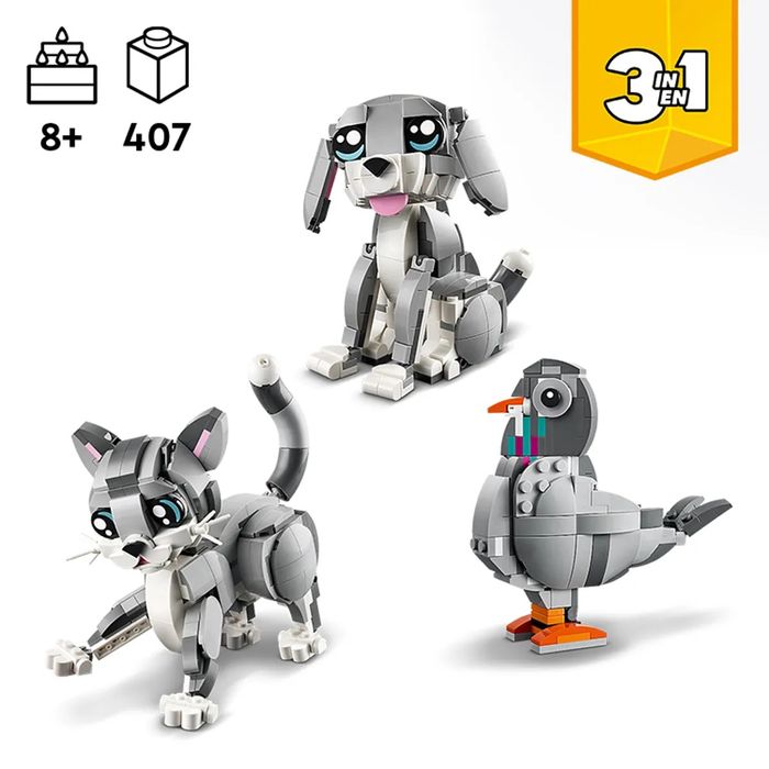 LEGO® Creator 3 w 1 Psotny kot (31163)