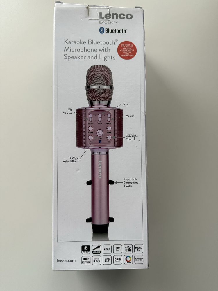 Mikrofon karaoke Lenco BMC-180BK