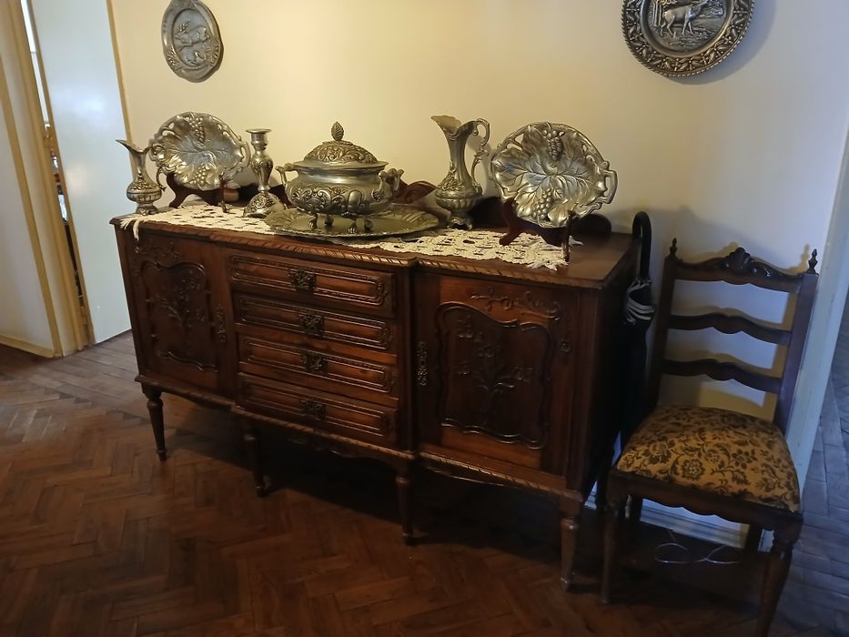 Conjunto peças em estanho