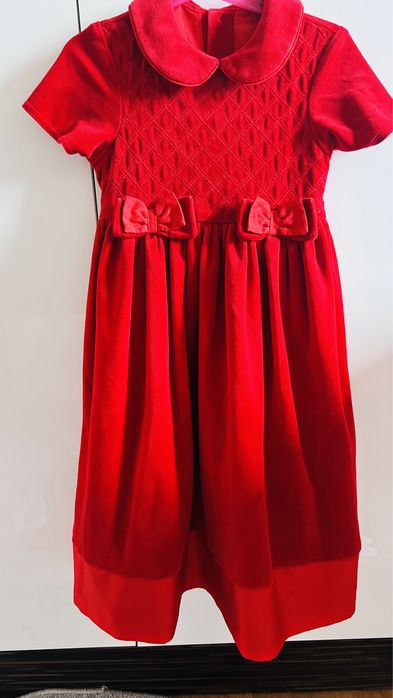 Czerwona sukienka Marks&Spencer roz. 116/122