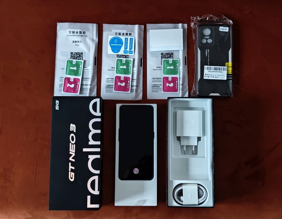 Realme GT Neo 3 8/256, większa bateria, idealny stan, nowe folie etui