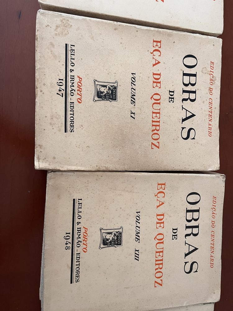 Obras antigas de Eça de Queiroz (Edição Centenário)