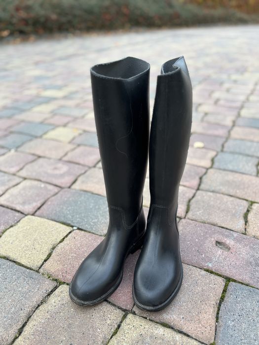 Kalosze jezdzieckie Decathlon Fouganza r37 stan bdb