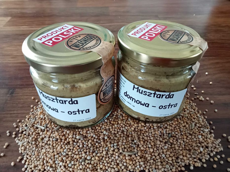 musztarda domowa ostra 210ml