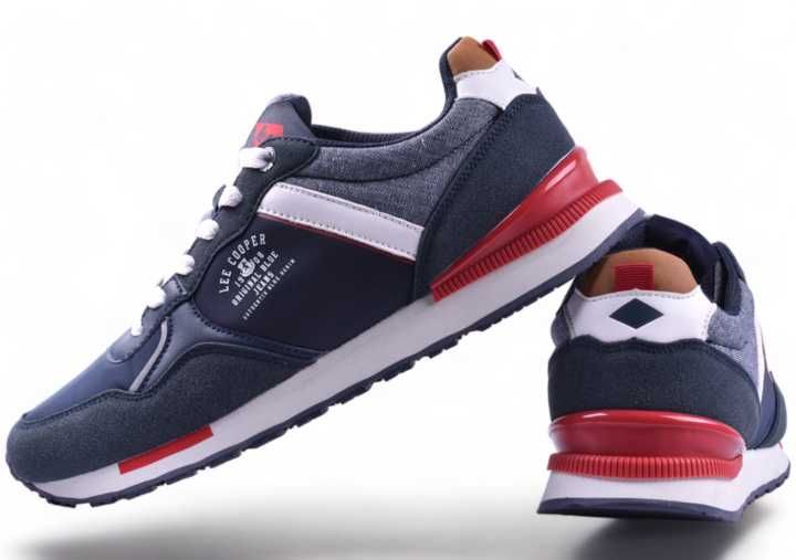 Buty Męskie Lee Cooper sportowe ADIDASY granatowe -2339 r.43 wys. 24h