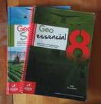 Manuais de geografia, ciências, francês, hgp do 8º ano+caderno de ativ