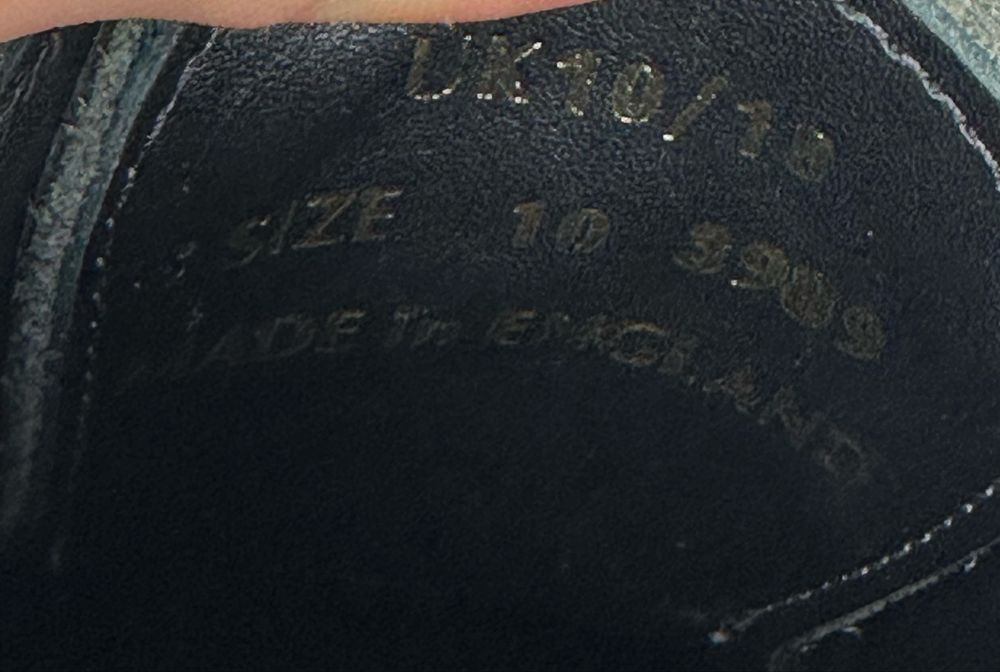 Чоловічі шкіряні туфлі броги Dr.martens England 44p UK10