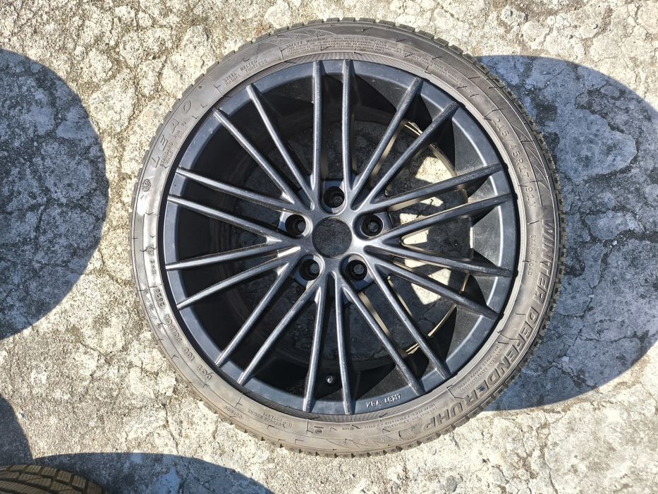 Jantes 17 5x112 com pneus 215/45 como novos