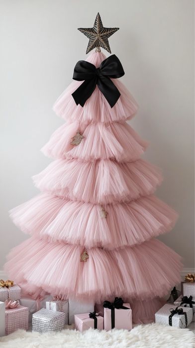 Ёлка тренд 2026, ёлка из фатина , Ялинка