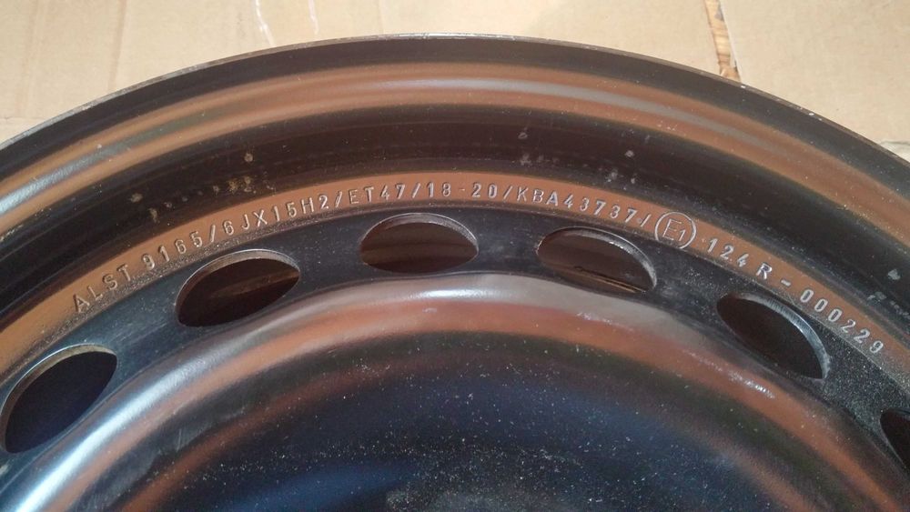 Felgi stalowe VW Audi Skoda Seat 15" 5x112 ET47 6jx15
