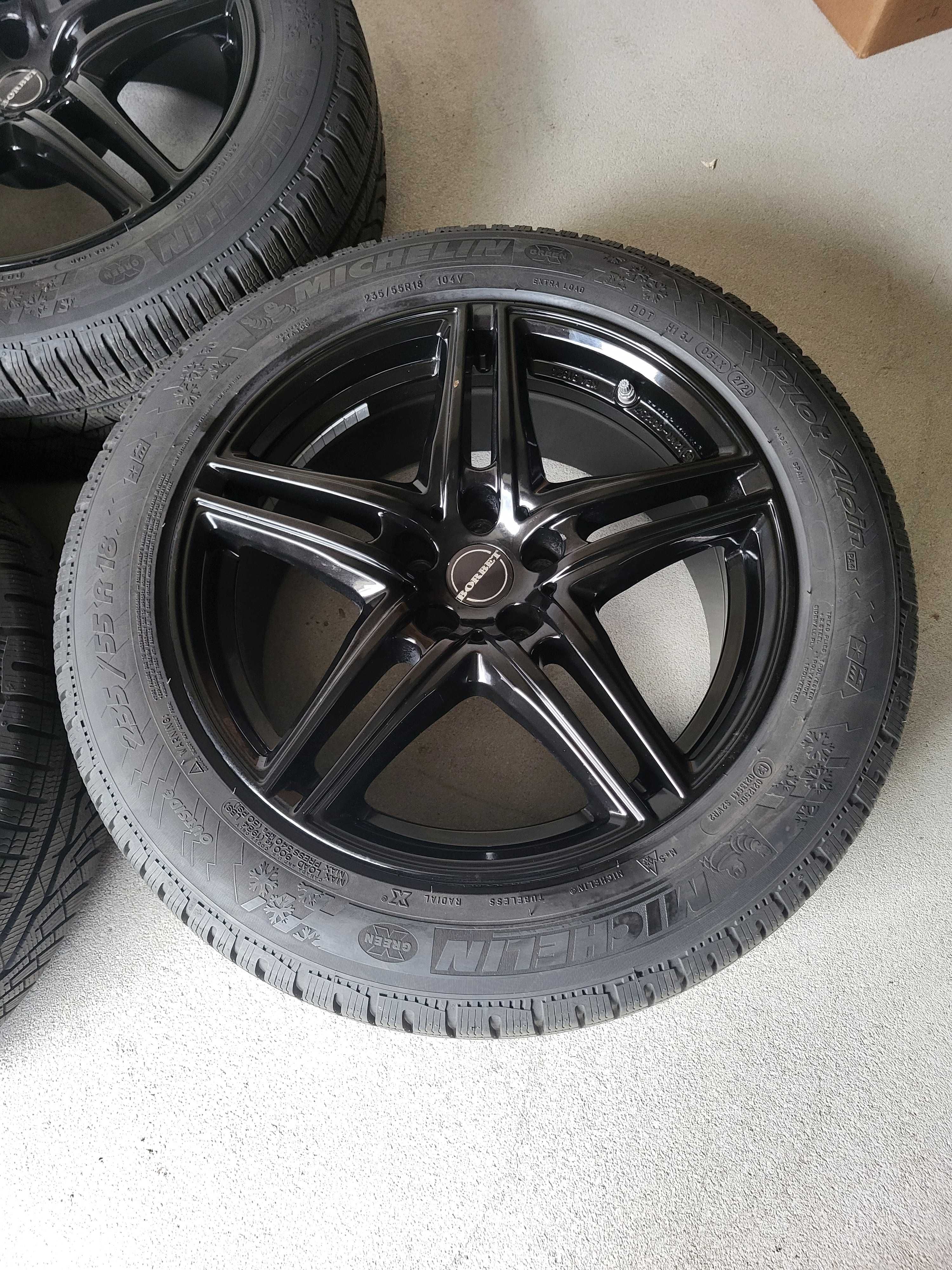 [k55] Koła zimowe BMW 18 Cali 5x112 Michelin 235/55/18 BMW x3 x4 20r