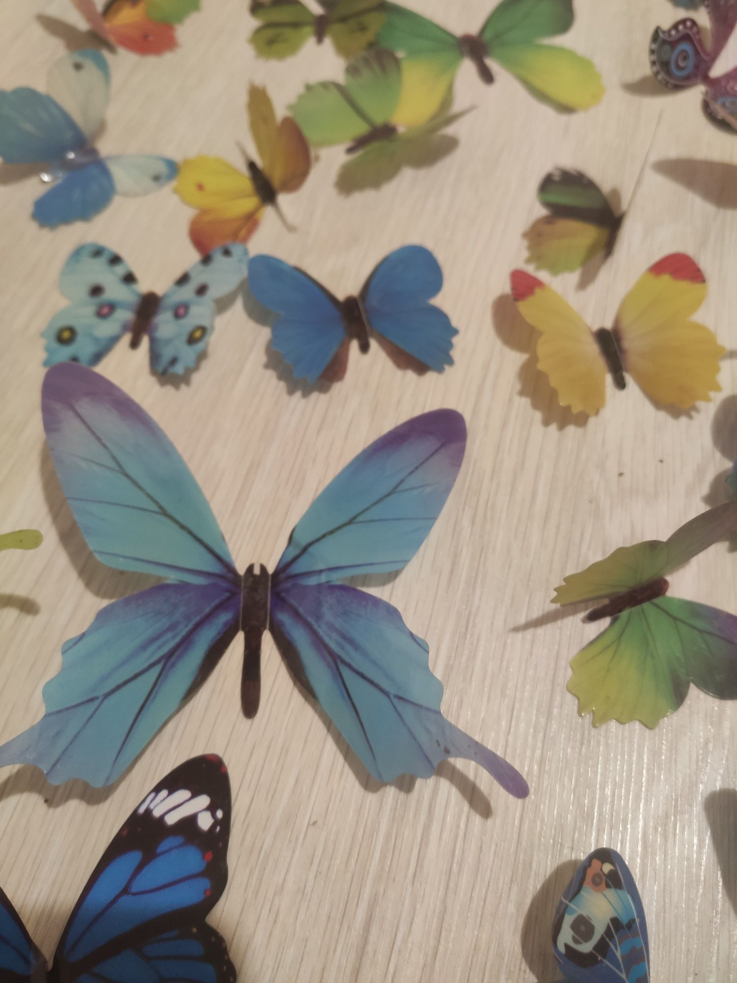 Метелики декоративні 45 шт., бабочки для творчества