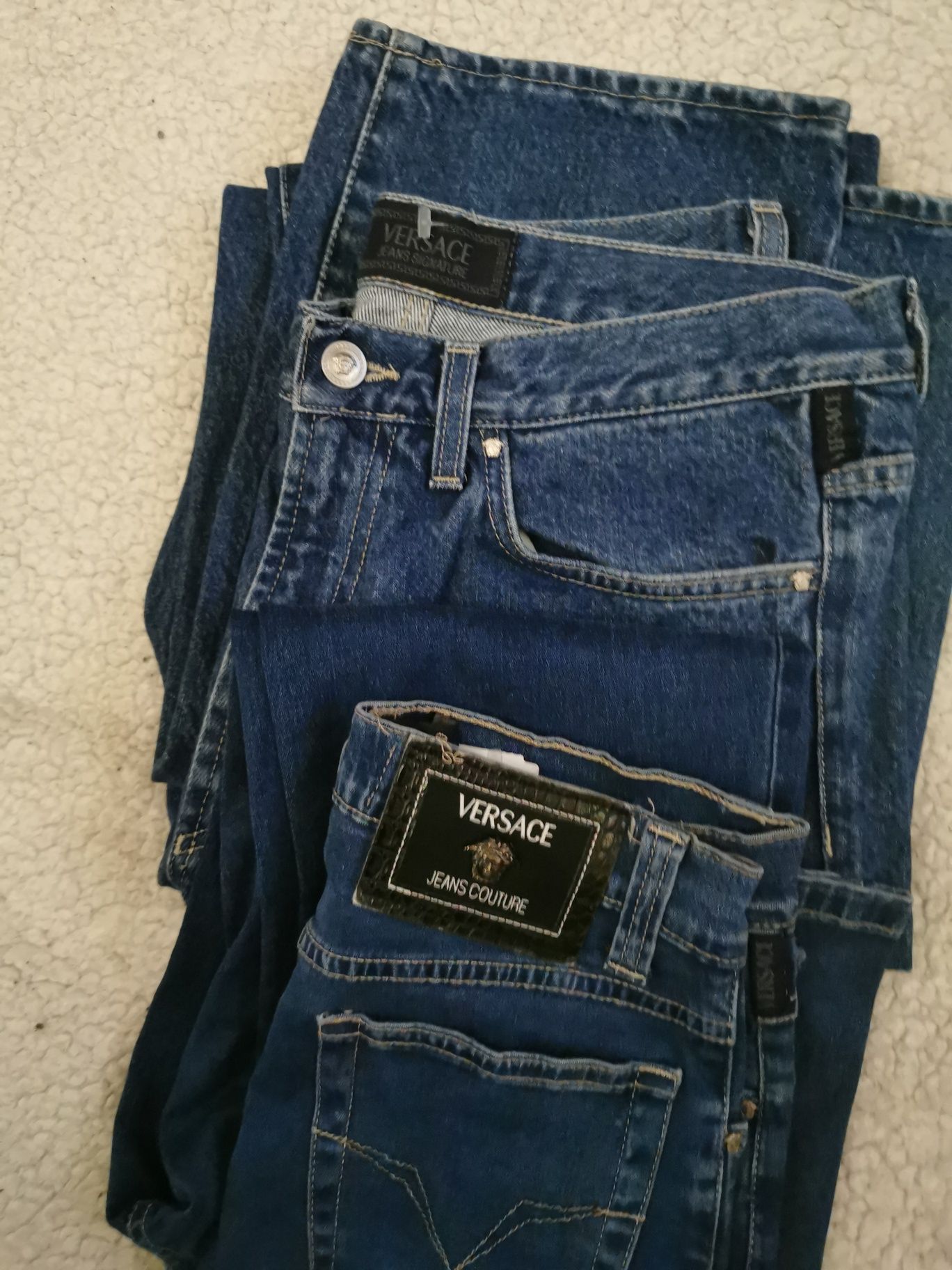 Spodnie jeans Unisex firmy Versace oryginalne