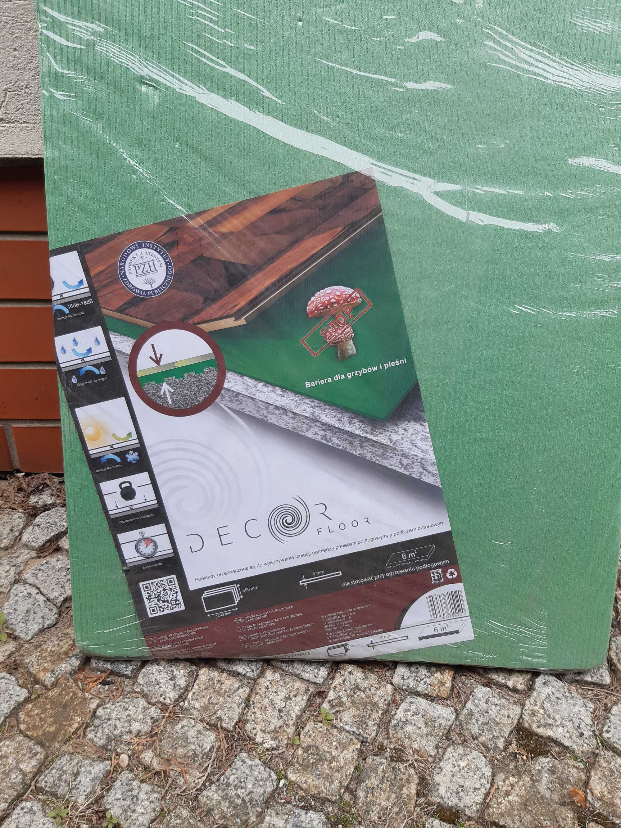 Podkłady pod podłogi z polistyrenu XPS.